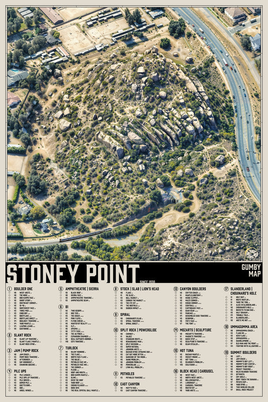 Stoney Point Map Poster